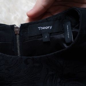 Theory Black Hourglass Dress Size 2